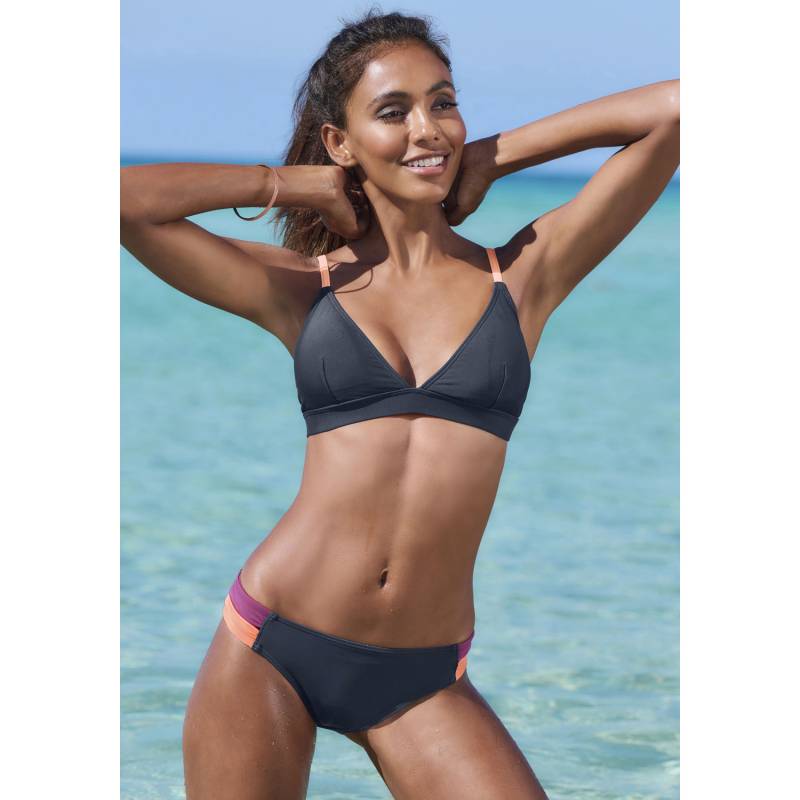 LASCANA ACTIVE Triangel-Bikini-Top Damen dunkelblau Gr.42 Cup C/D von LASCANA ACTIVE