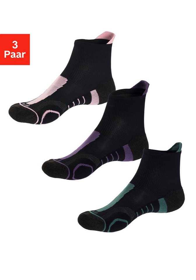 LASCANA ACTIVE Wandersocken (Set, 3-Paar) mit verstärkten Belastungszonen von LASCANA ACTIVE