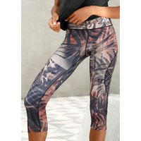 Witt Weiden Damen Caprileggings gemustert-braun von LASCANA ACTIVE