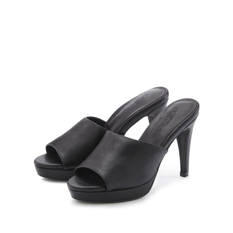 LASCANA BELLE AFFAIRE High-Heel-Pantolette Damen schwarz Gr.42 von LASCANA BELLE AFFAIRE