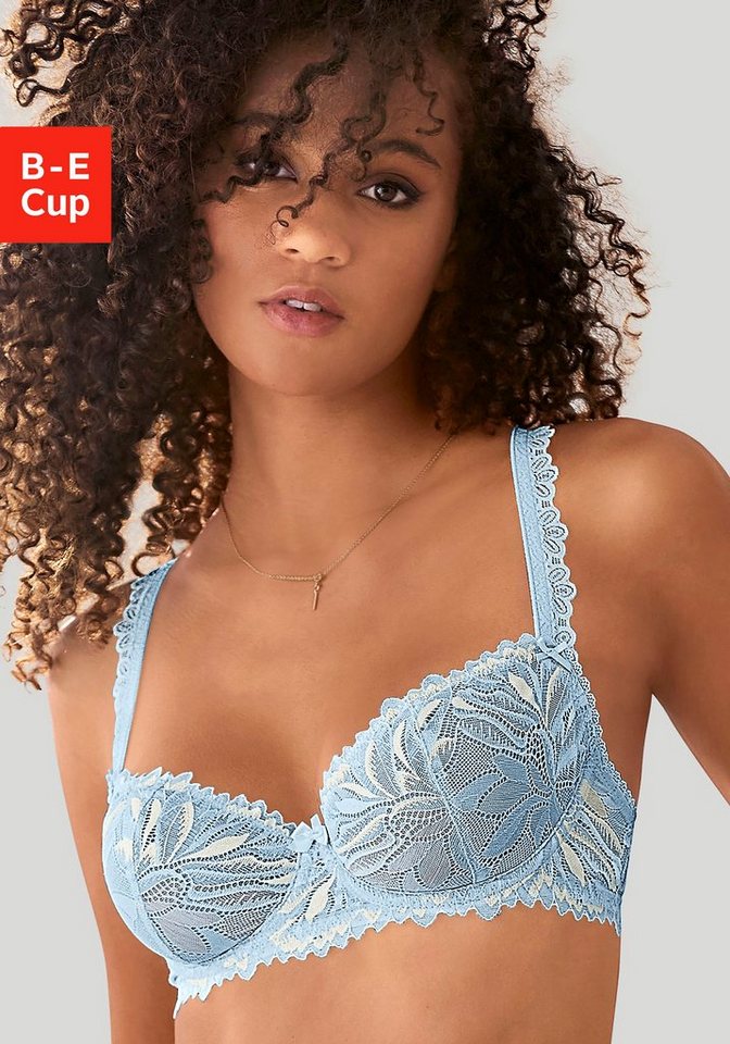 LASCANA Balconette-BH mit extravaganten Spitzenträgern, Dessous von LASCANA
