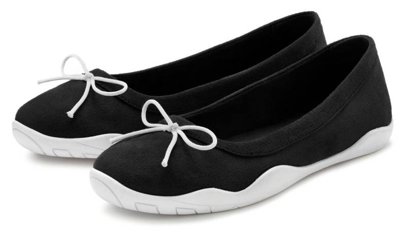 LASCANA Ballerina leichter Freizeitschuh,Sneaker,Slipper,Halbschuh, flache Sohle VEGAN von LASCANA