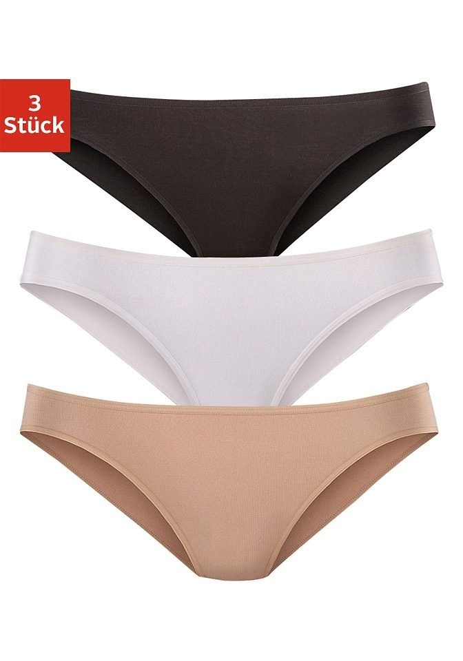 LASCANA Bikinislip aus hochwertiger Modal-Qualität (3er-Pack) von LASCANA