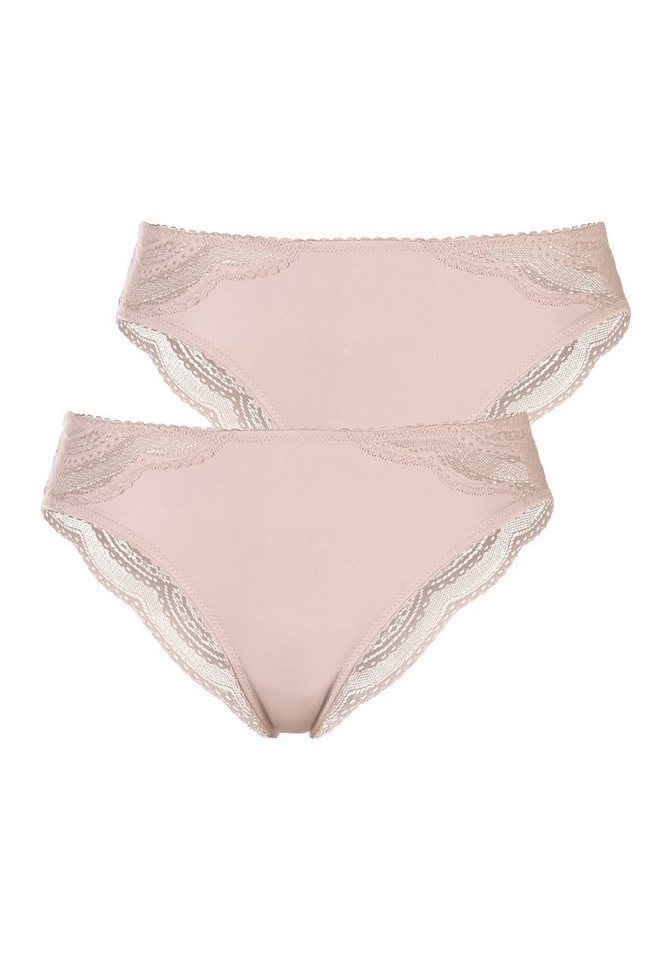 LASCANA Brasilslip (Packung, 2-St) mit zarter Spitze von LASCANA