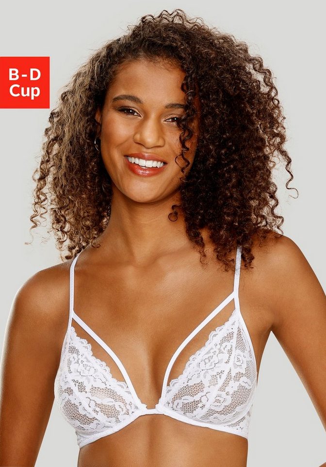 LASCANA Bügel-BH aus Spitze und Zierbänder, sexy Dessous, Reizwäsche LASCANA Bügel-BH aus Spitze und Zierbänder, sexy Dessous, Reizwäsche von LASCANA