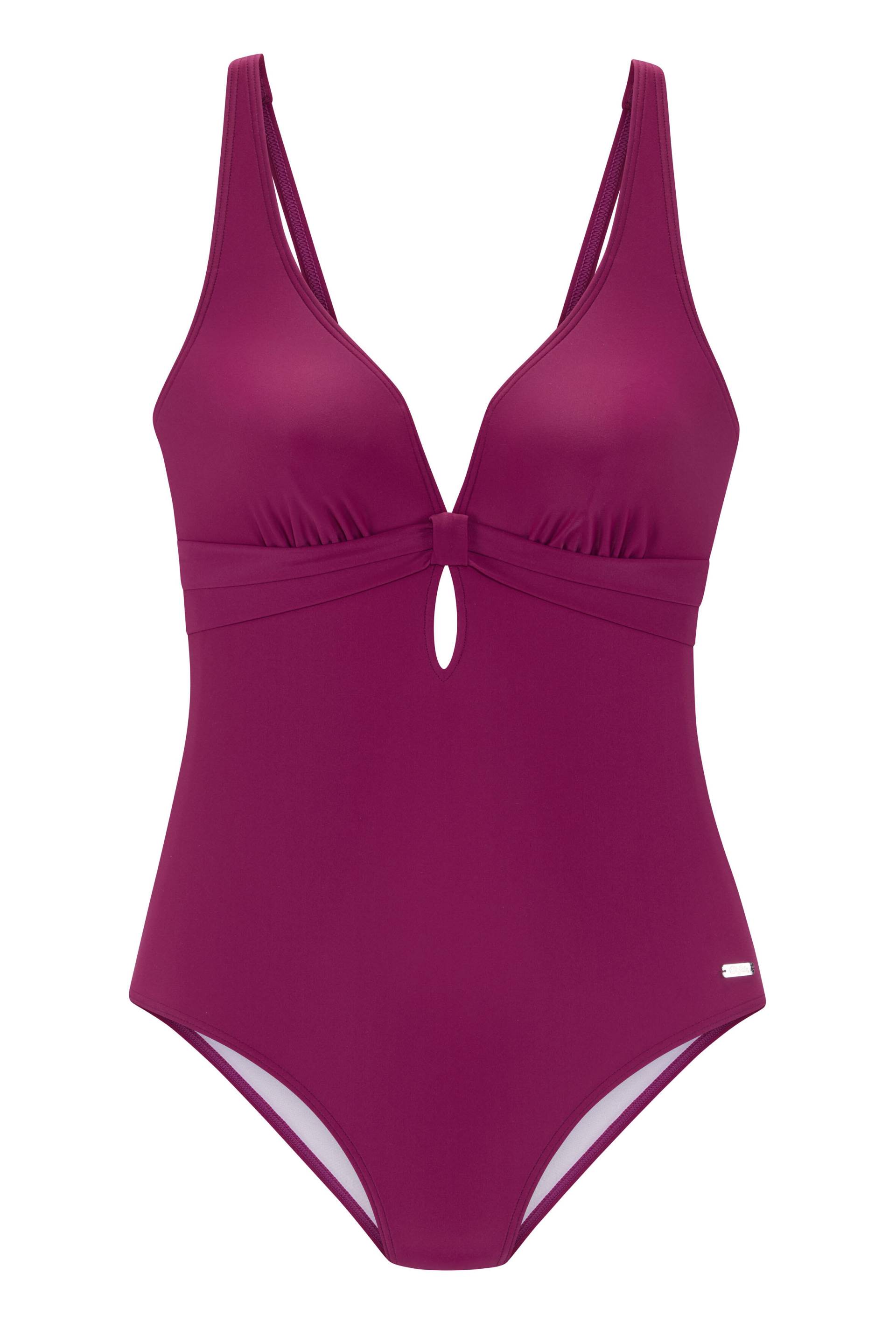 LASCANA - Buffalo LM Badeanzug mit Cup berry solid - Gr. - 36A/B von LASCANA