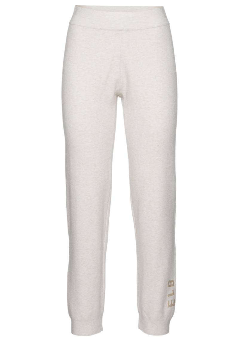 LASCANA - Elbsand LM Knit Pants offwhite mel von LASCANA