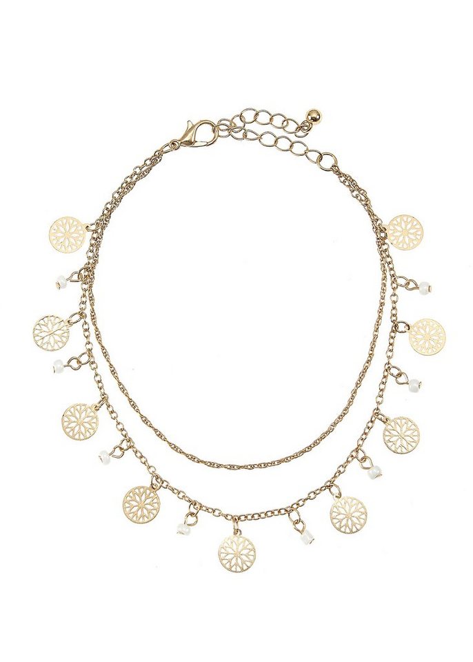 LASCANA Fußkette, Fußkettchen-Armband, Fußkettchen mit Anhänger, Fußschmuck von LASCANA