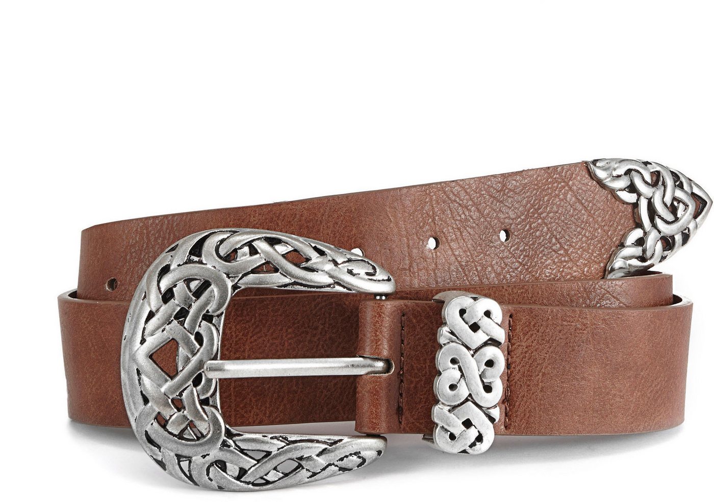 LASCANA Hüftgürtel Hosengürtel mit Schnalle im Western Look, Gürtel, Jeansgürtel, Westerngürtel von LASCANA