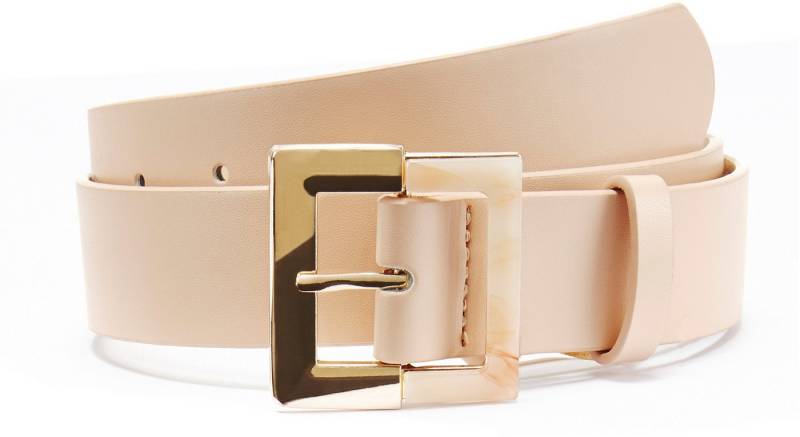 LASCANA Hüftgürtel Hosengürtel zweifarbige Schnalle, Gürtel, Jeansgürtel, Taillengürtel, VEGAN von LASCANA