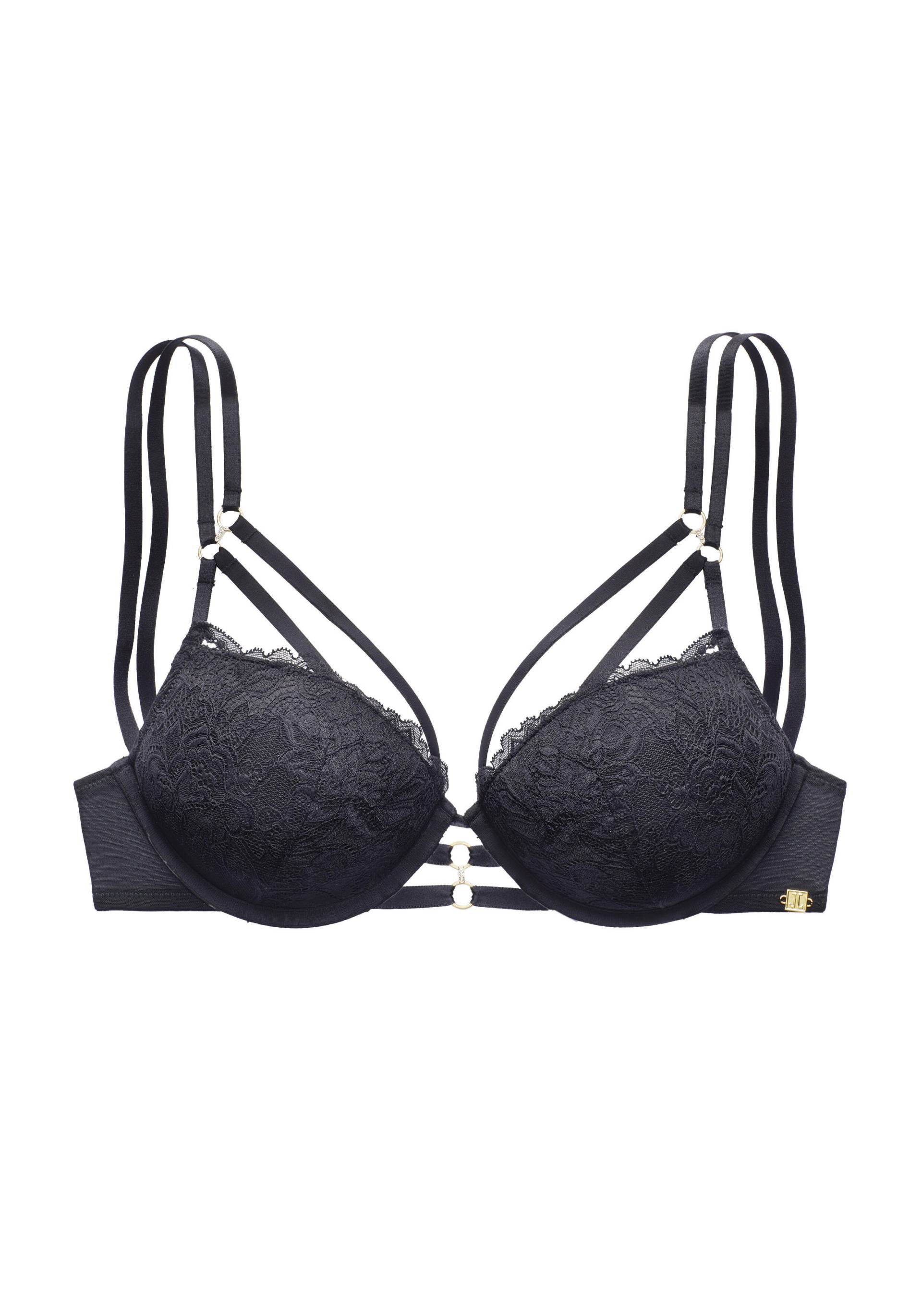 LASCANA - JETTE LM Push-up bra black - Gr. - 70C von LASCANA