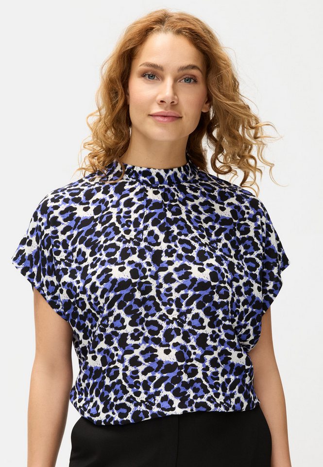 LASCANA Kurzarmbluse mit Alloverdruck, Damenbluse, sportlich elegant von LASCANA