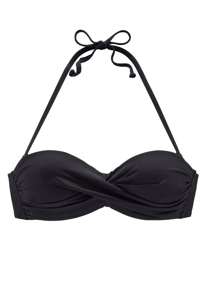 LASCANA - LASCANA Bügel-Bandeau-Top black - Gr. - 40C von LASCANA
