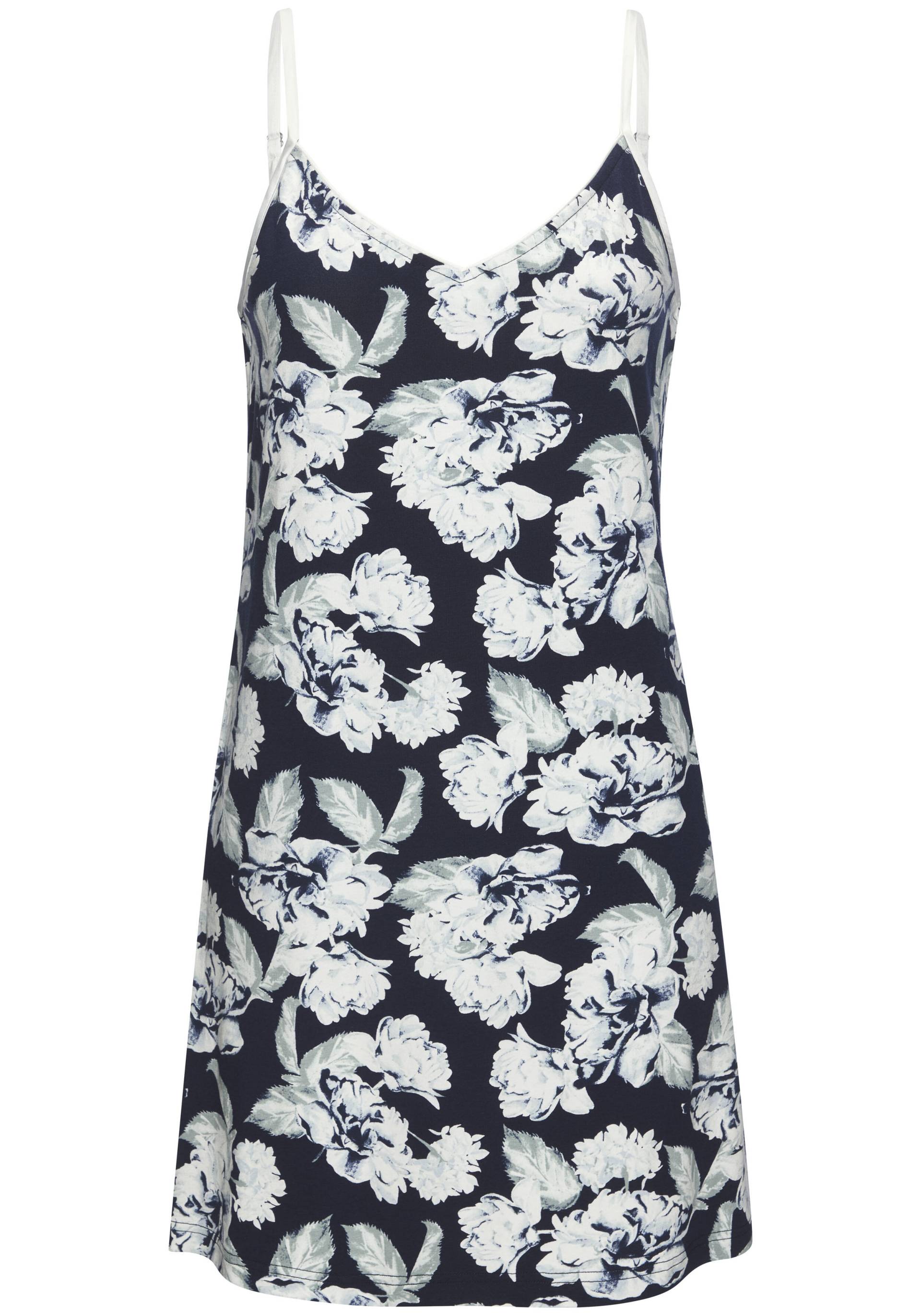 LASCANA - LASCANA LAS Neglige blue aop - Gr. - 36/38 von LASCANA