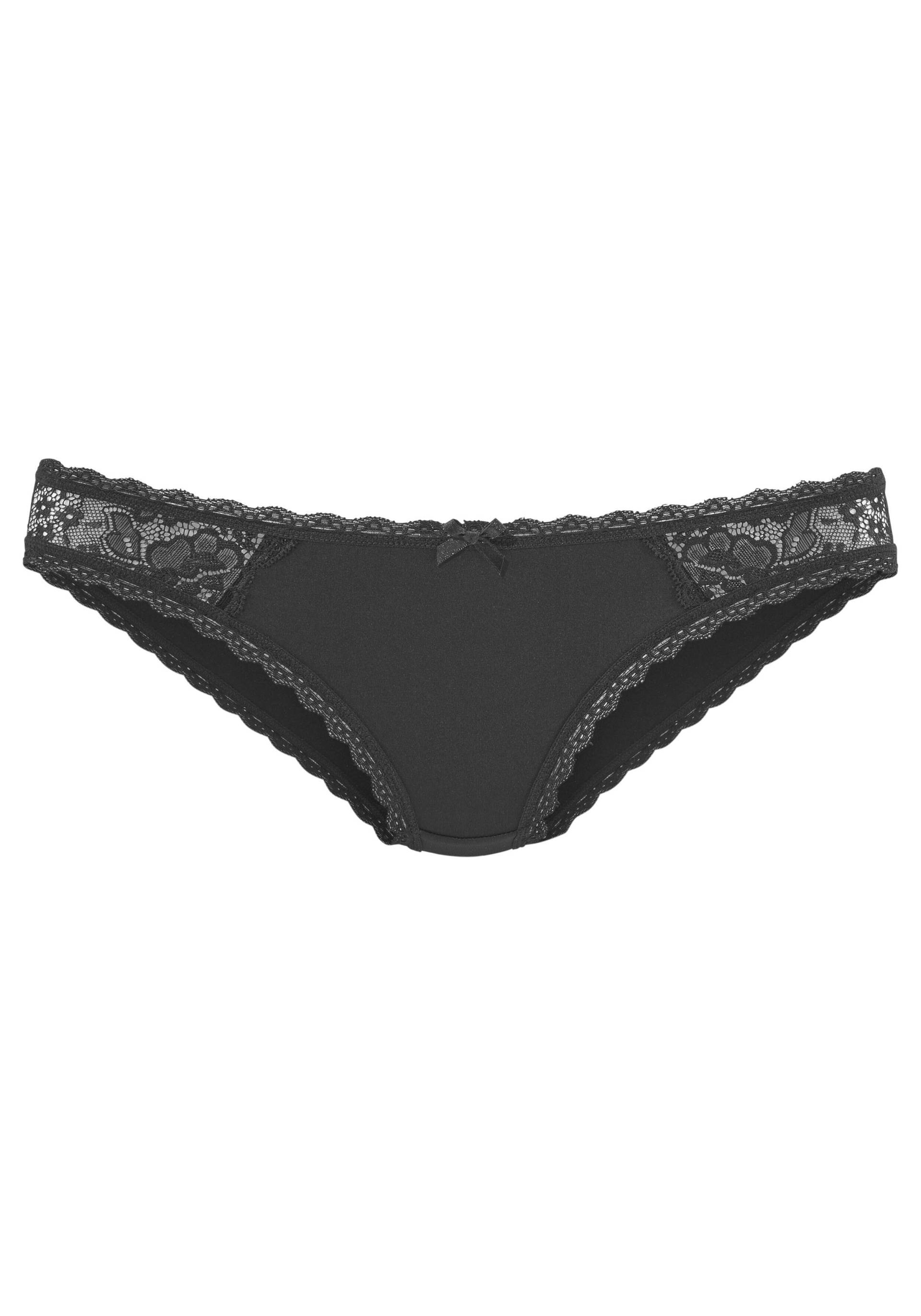 LASCANA - LASCANA LS Bikinislip Micro 1x 1xblack - Gr. - 36/38 von LASCANA
