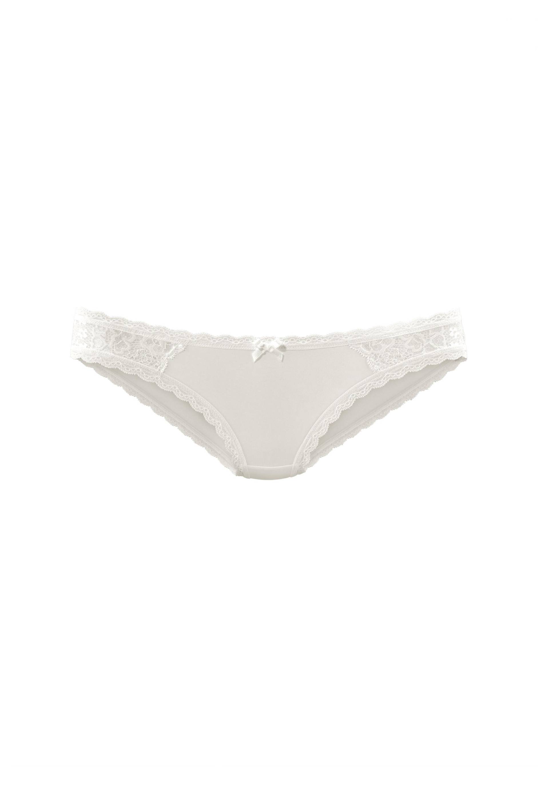 LASCANA - LASCANA LS Bikinislip Micro 1x 1xcreme - Gr. - 36/38 von LASCANA