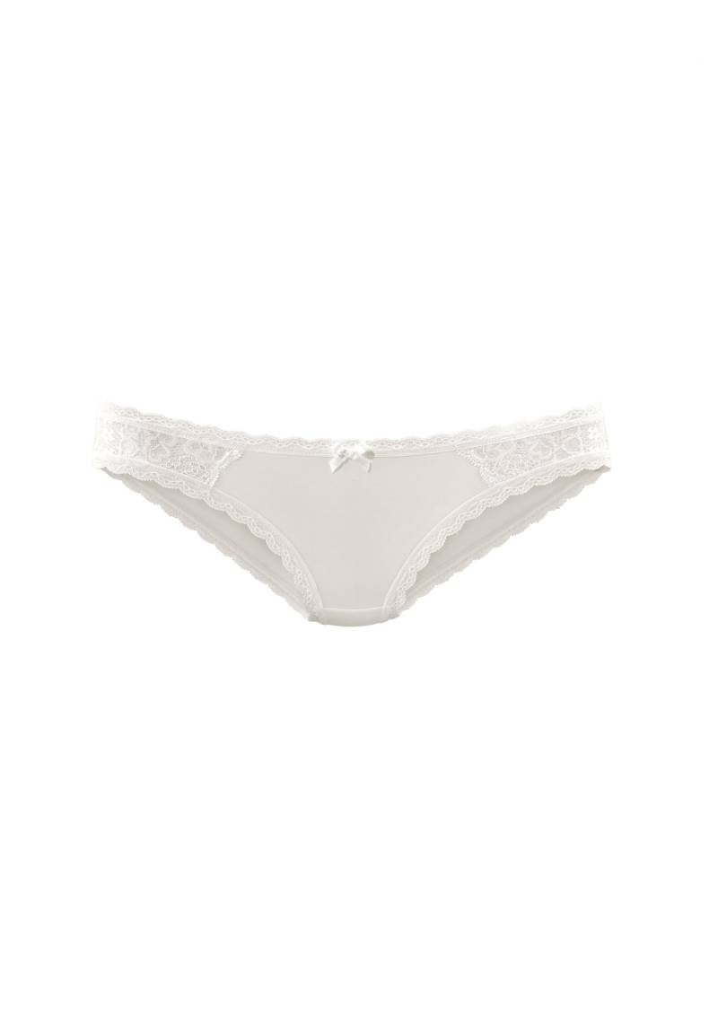 LASCANA - LASCANA LS Bikinislip Micro 1x 1xcreme von LASCANA