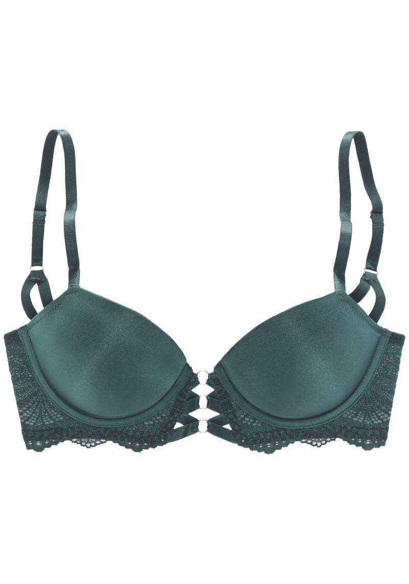 LASCANA - LASCANA Push-up bra fir green - Gr. - 80A von LASCANA