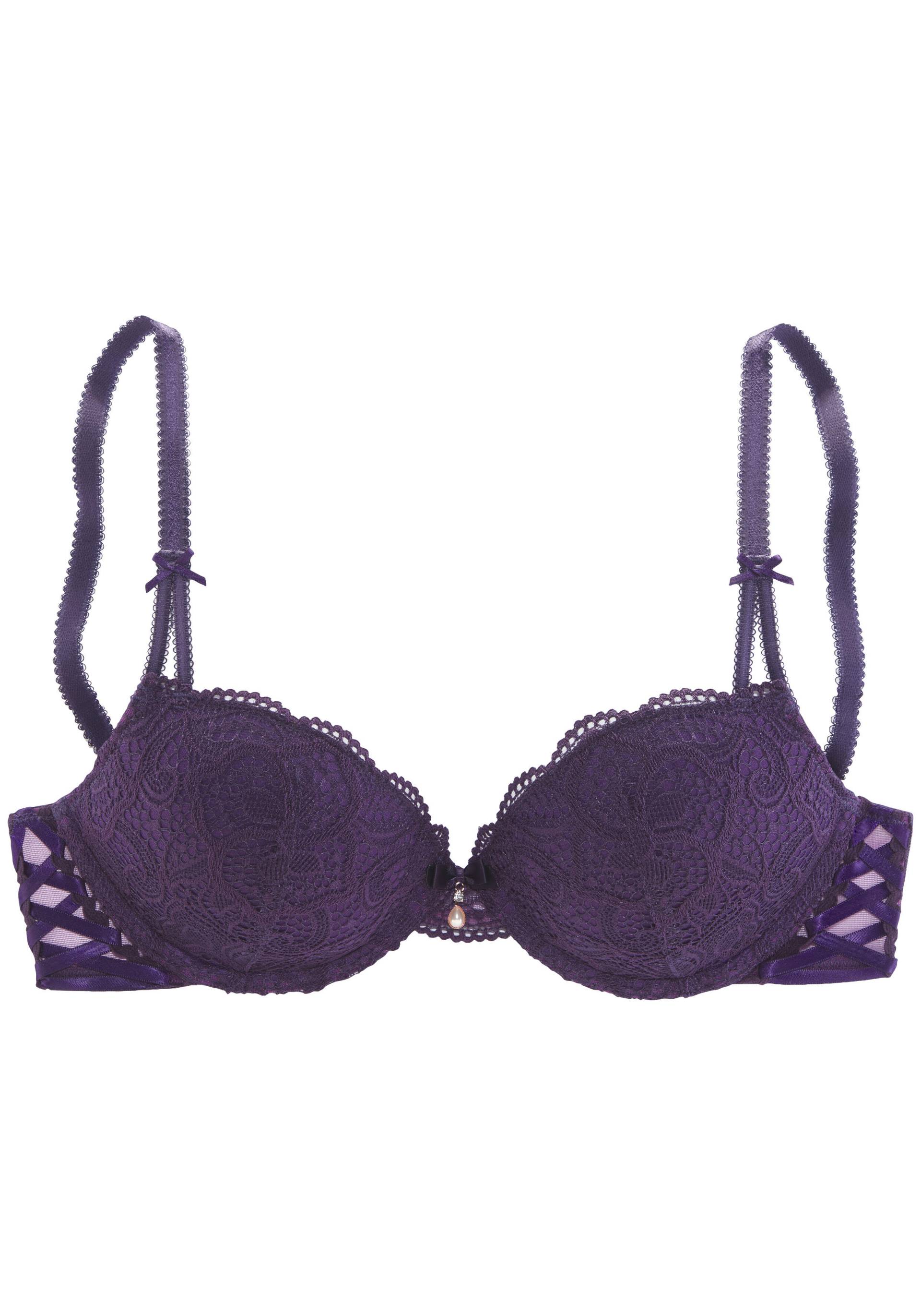 LASCANA - LASCANA Push-up-bra plum - Gr. - 85C von LASCANA