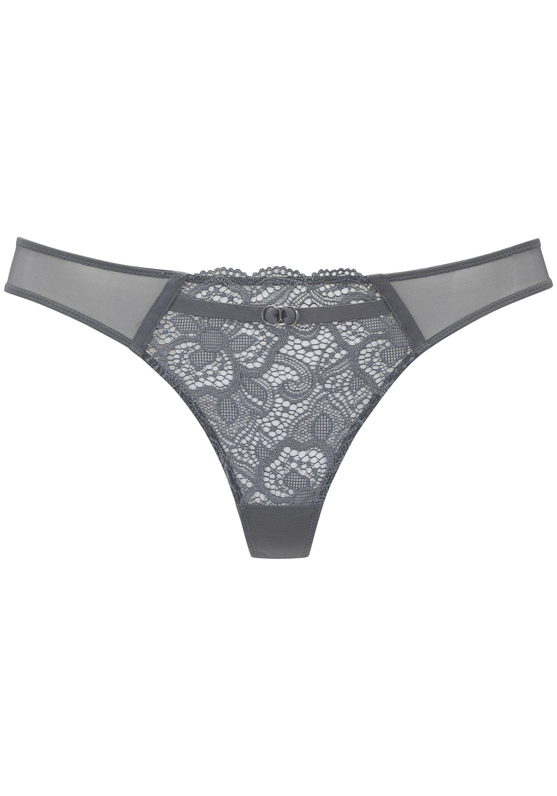 LASCANA - LASCANA String graphit - Gr. - 34 von LASCANA