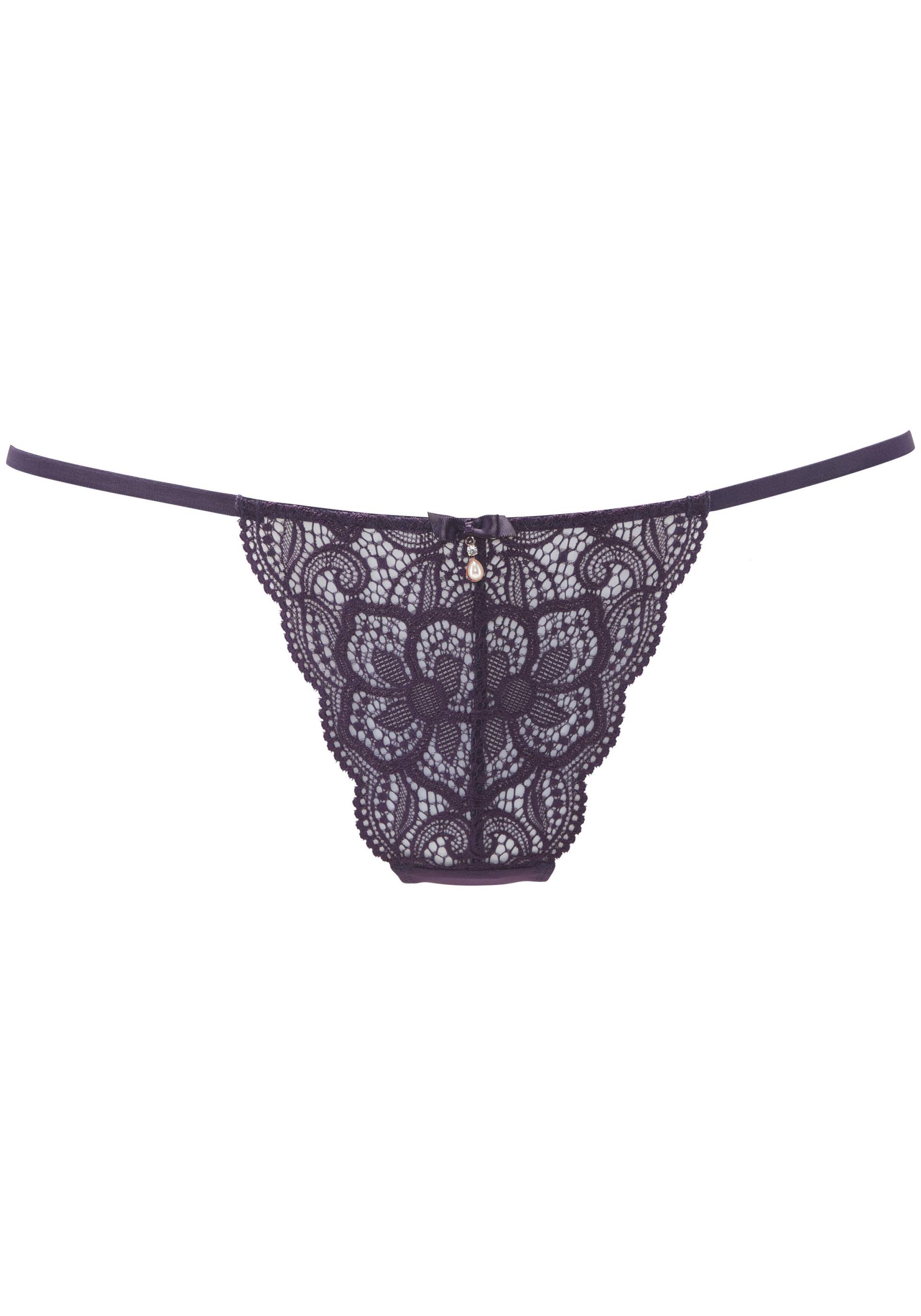 LASCANA - LASCANA Thong plum - Gr. - 36/38 von LASCANA
