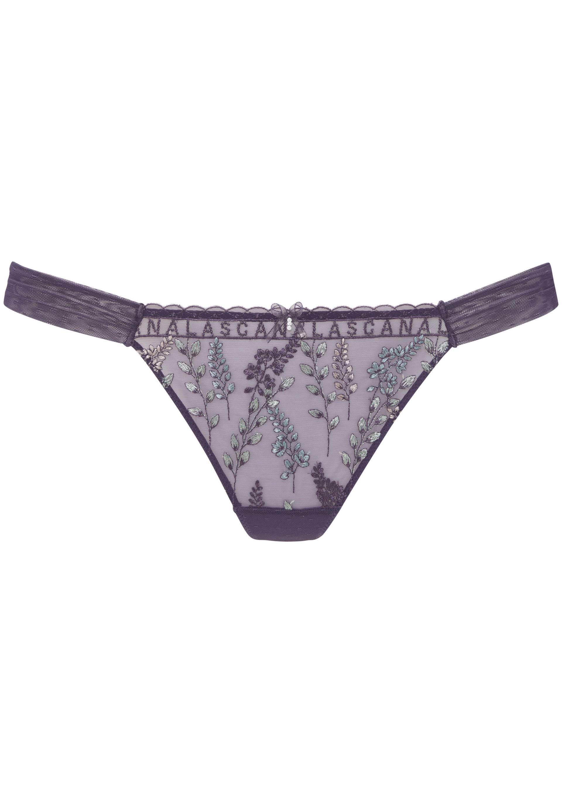 LASCANA - LASCANA Thong plum-multi von LASCANA