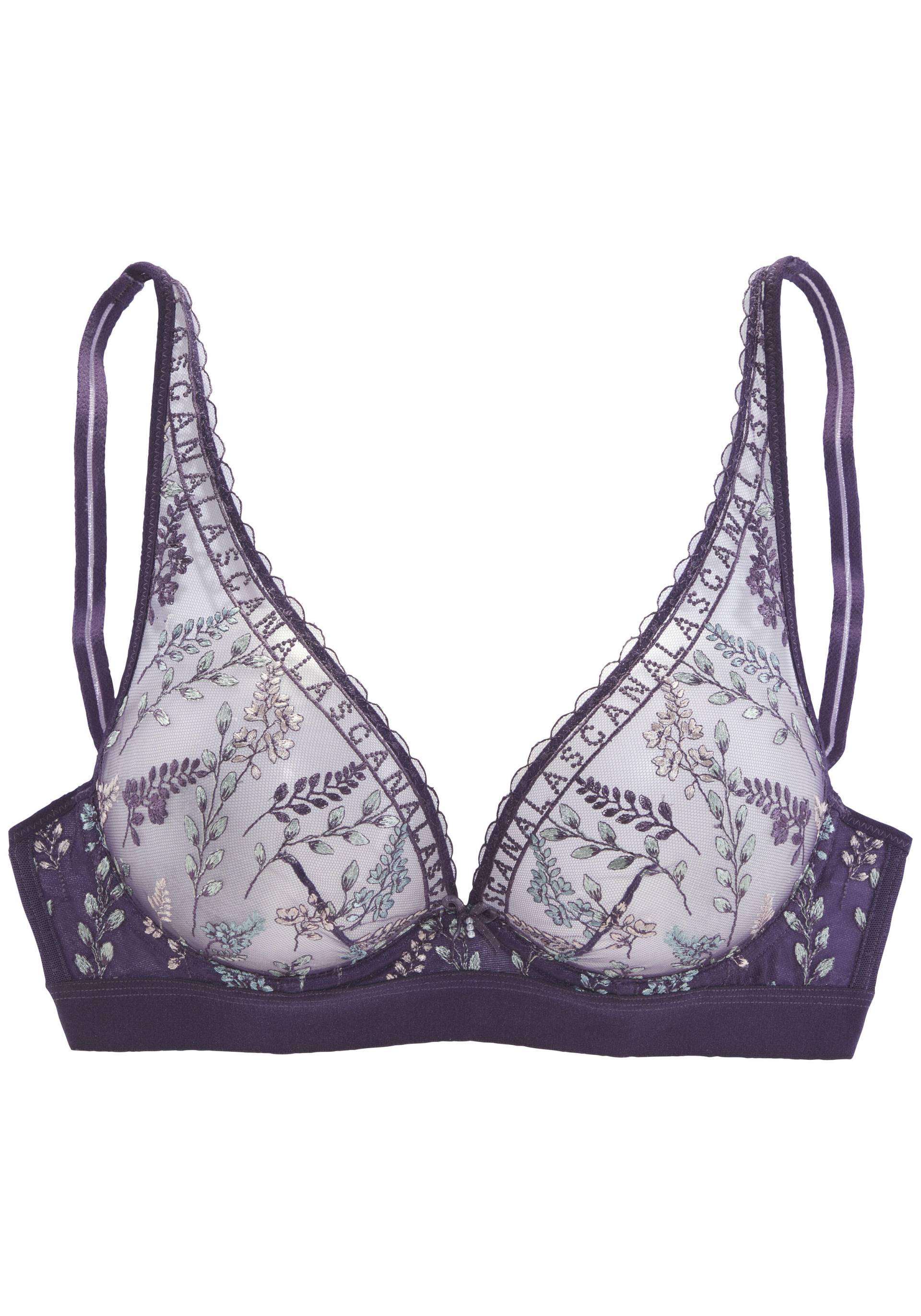 LASCANA - LASCANA Wire bra plum-multi - Gr. - 90E von LASCANA