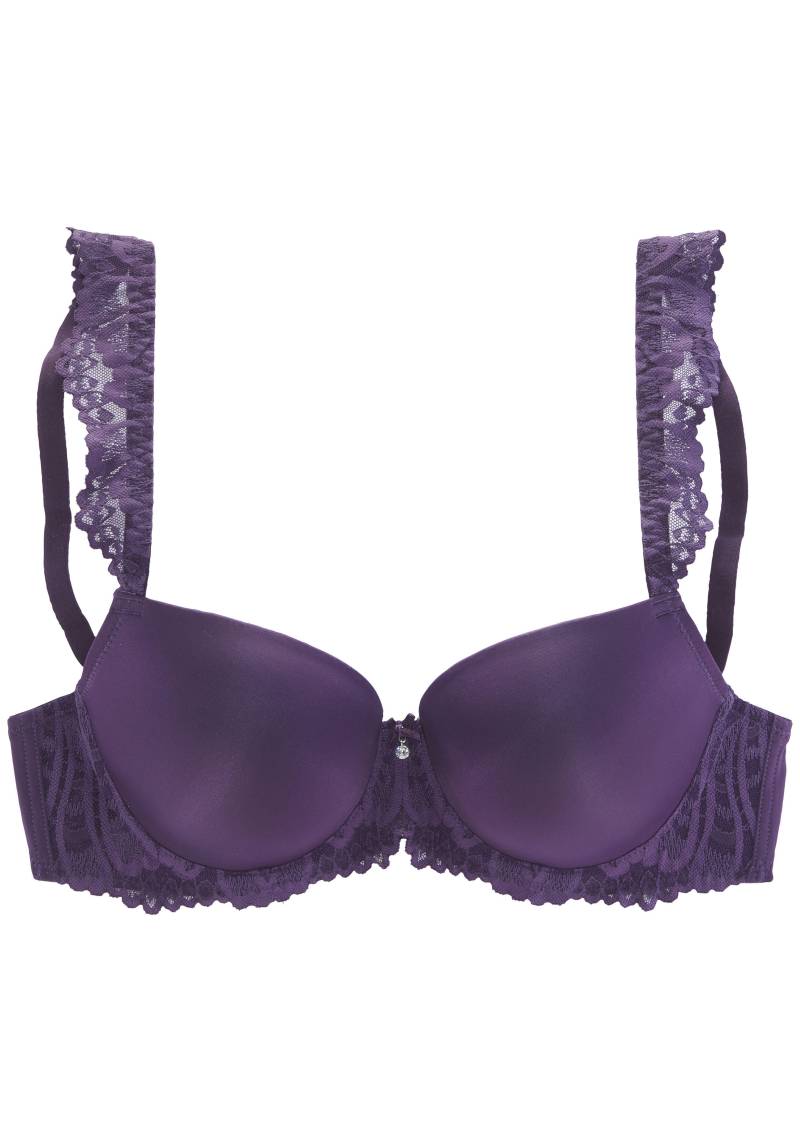 LASCANA - LASCANA foam bra plum - Gr. - 80C von LASCANA