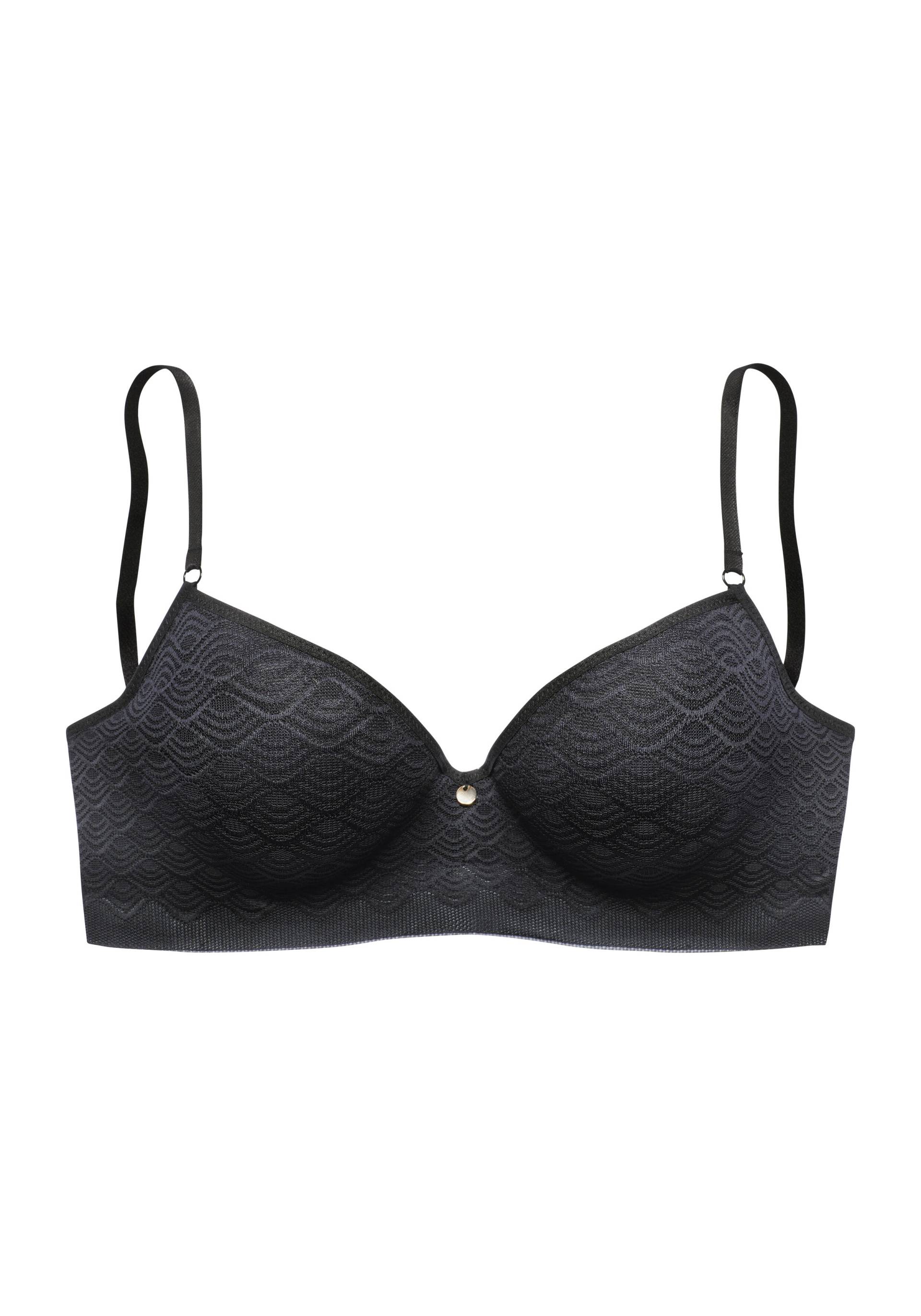 LASCANA - LASCANA push-up bra black - Gr. - 85C von LASCANA