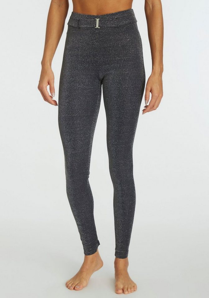 LASCANA Leggings vorne mit angesetztem Gürtel von LASCANA