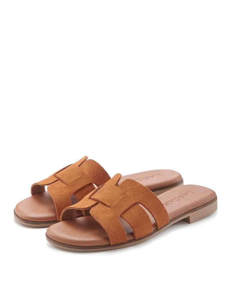LASCANA Mule, Sandale, offener Schuh Pantolette aus hochwertigem Leder LASCANA Mule, Sandale, offener Schuh Pantolette aus hochwertigem Leder von LASCANA