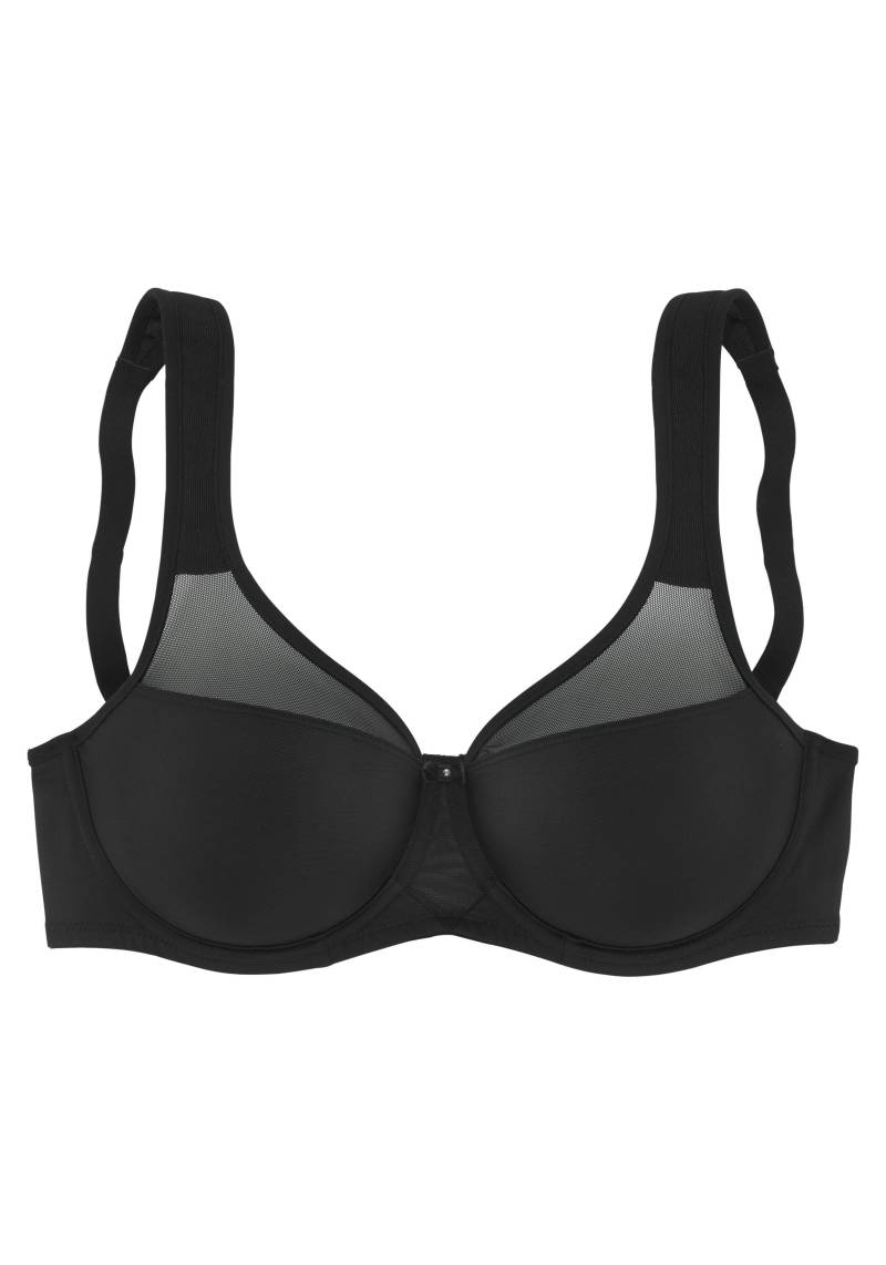 LASCANA - NUANCE Minimizer bra black - Gr. - 80H von LASCANA