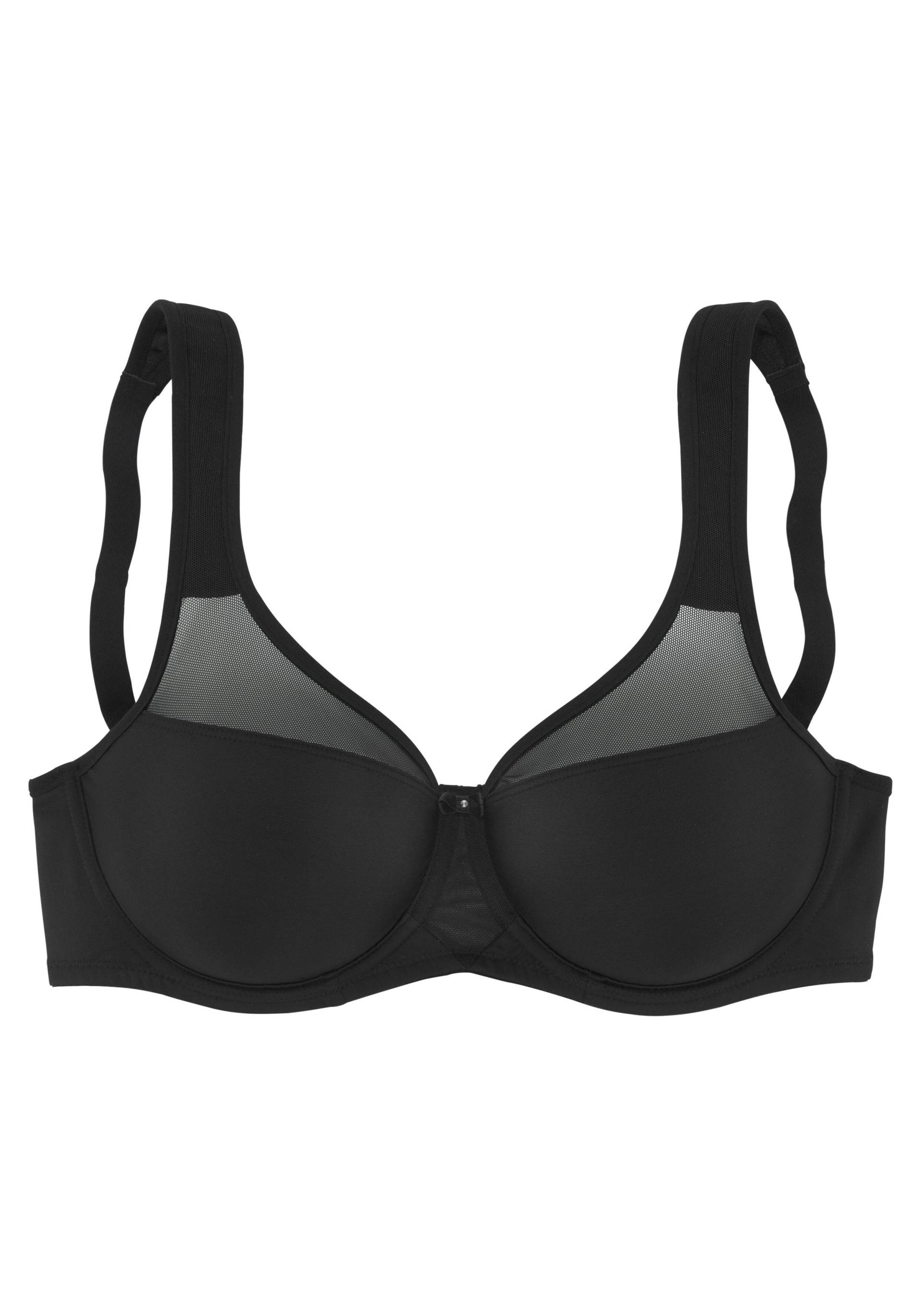 LASCANA - NUANCE Minimizer bra black - Gr. - 95C von LASCANA