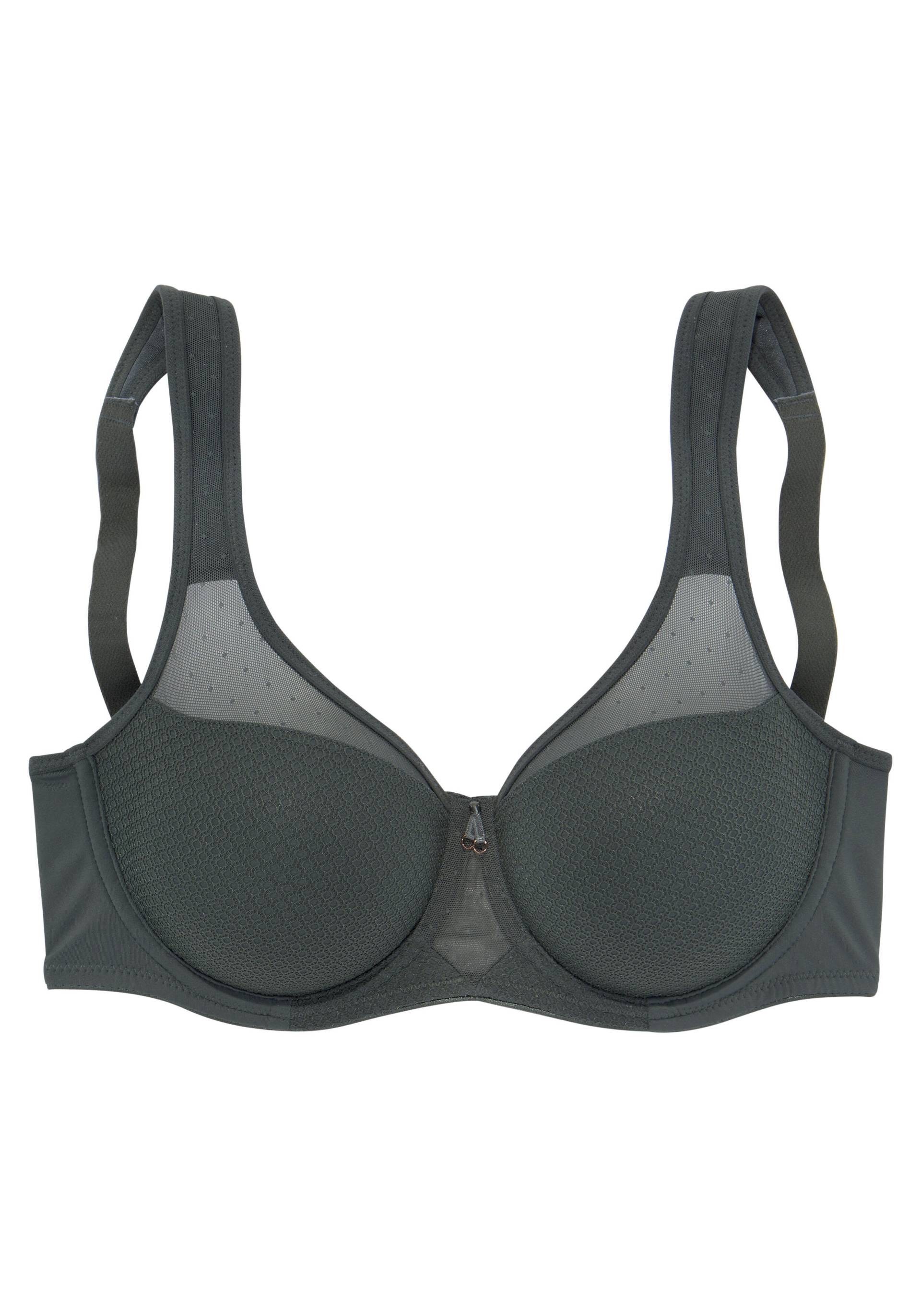 LASCANA - NUANCE Minimizer bra darkgreen - Gr. - 80F von LASCANA