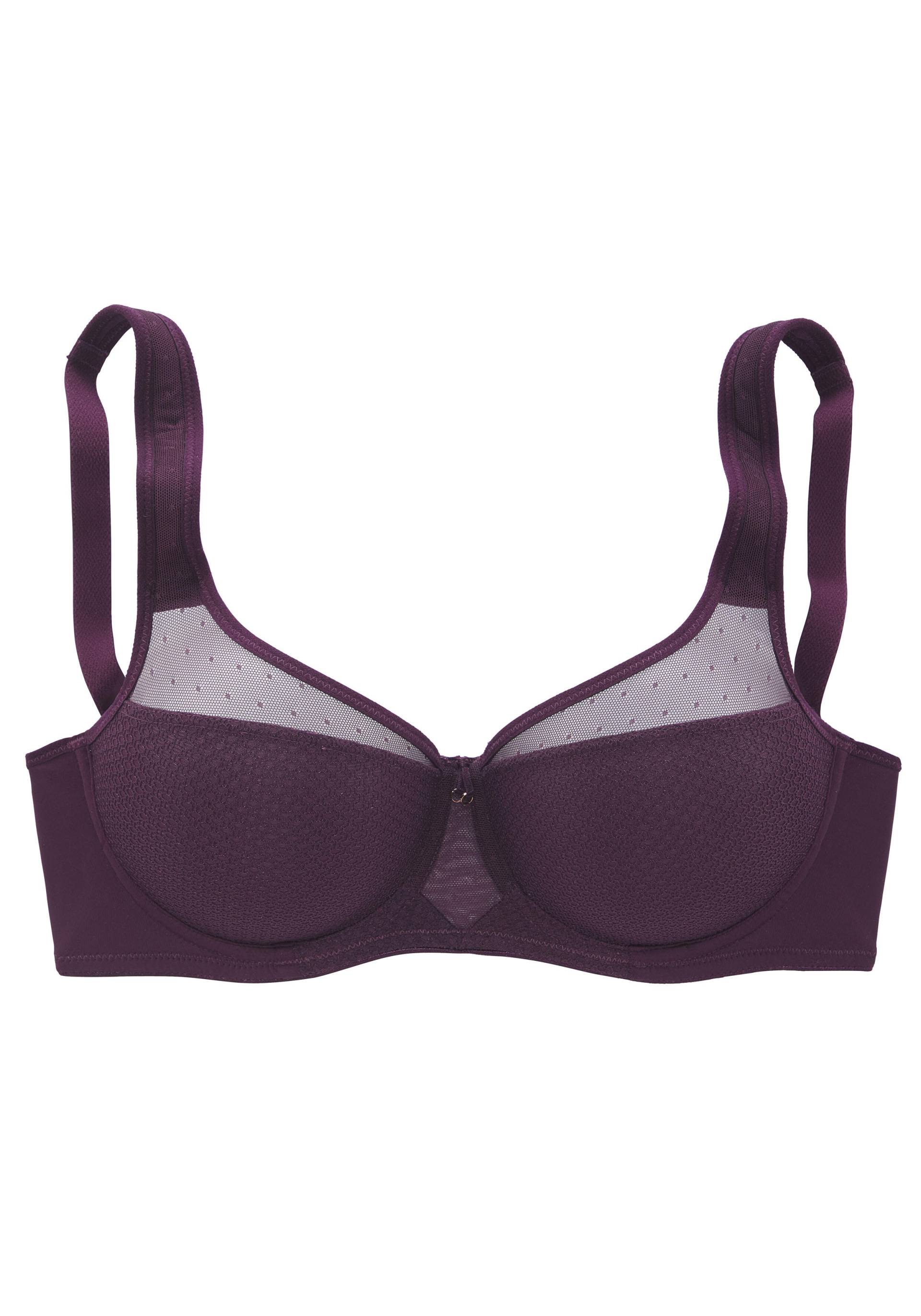 LASCANA - NUANCE Minimizer bra eggplant - Gr. - 95E von LASCANA