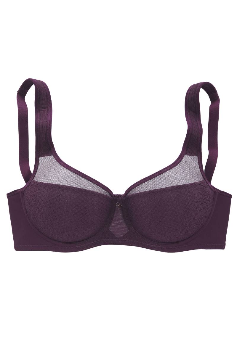 LASCANA - NUANCE Minimizer bra eggplant - Gr. - 95E von LASCANA