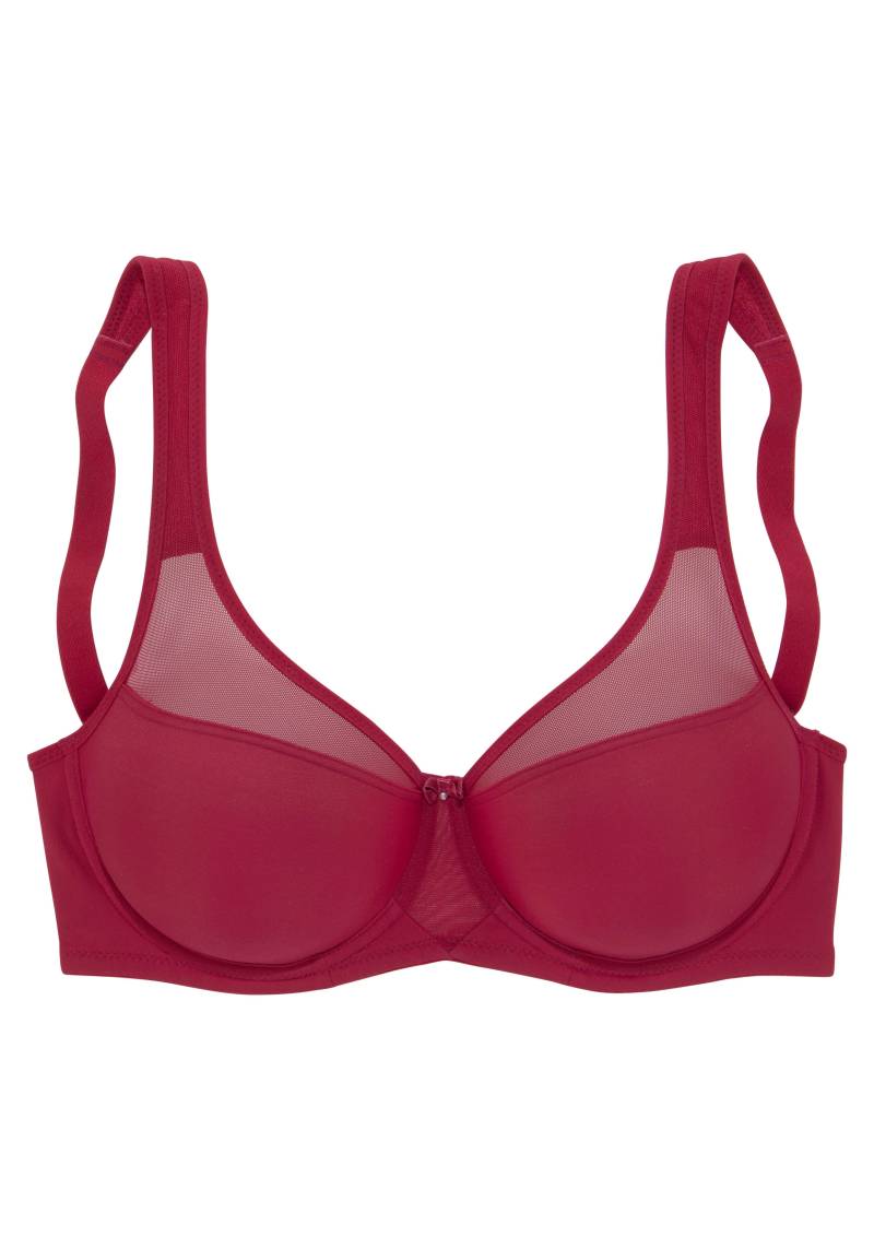LASCANA - NUANCE Minimizer bra red - Gr. - 90F von LASCANA