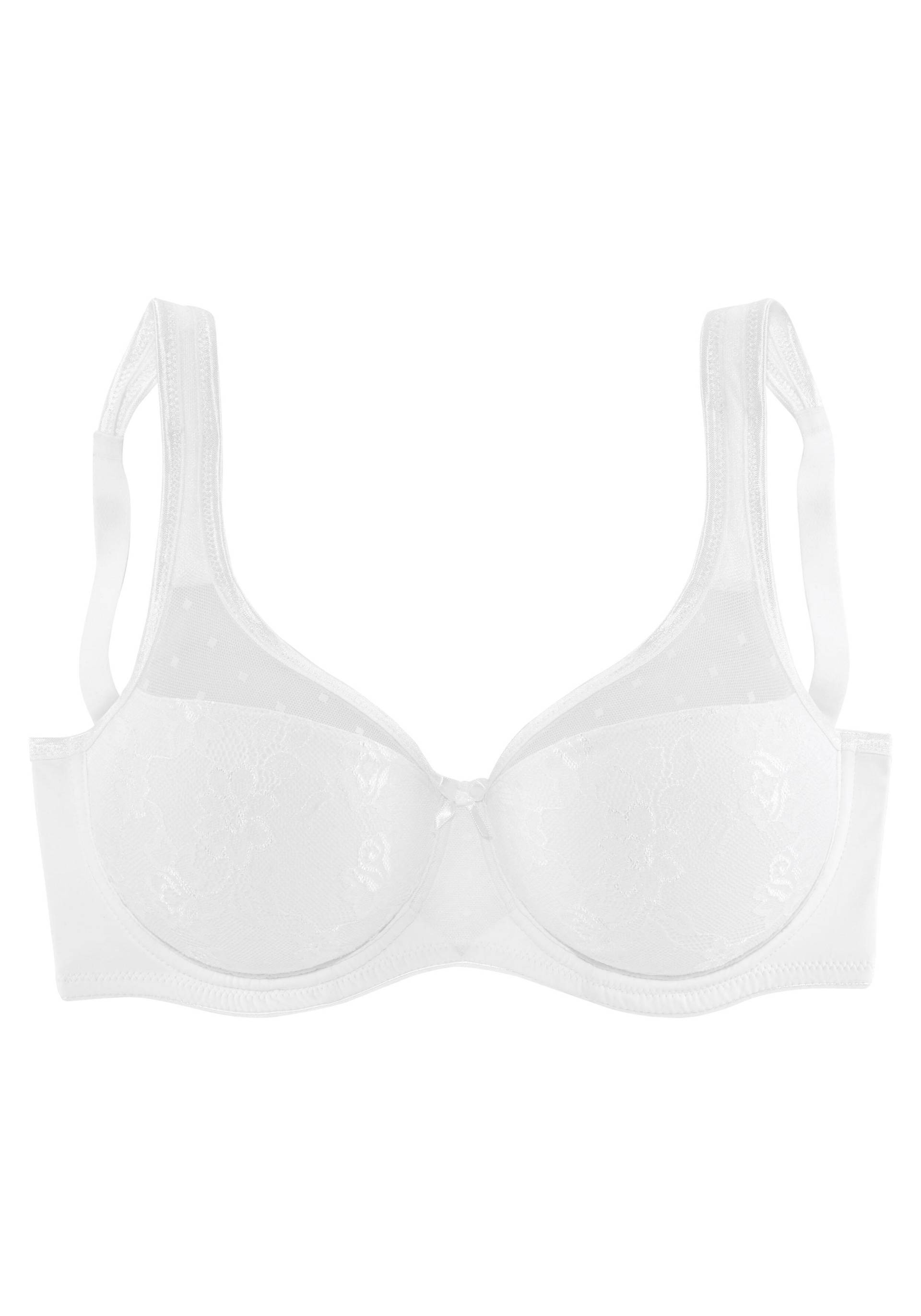 LASCANA - NUANCE Minimizer bra white - Gr. - 80E von LASCANA