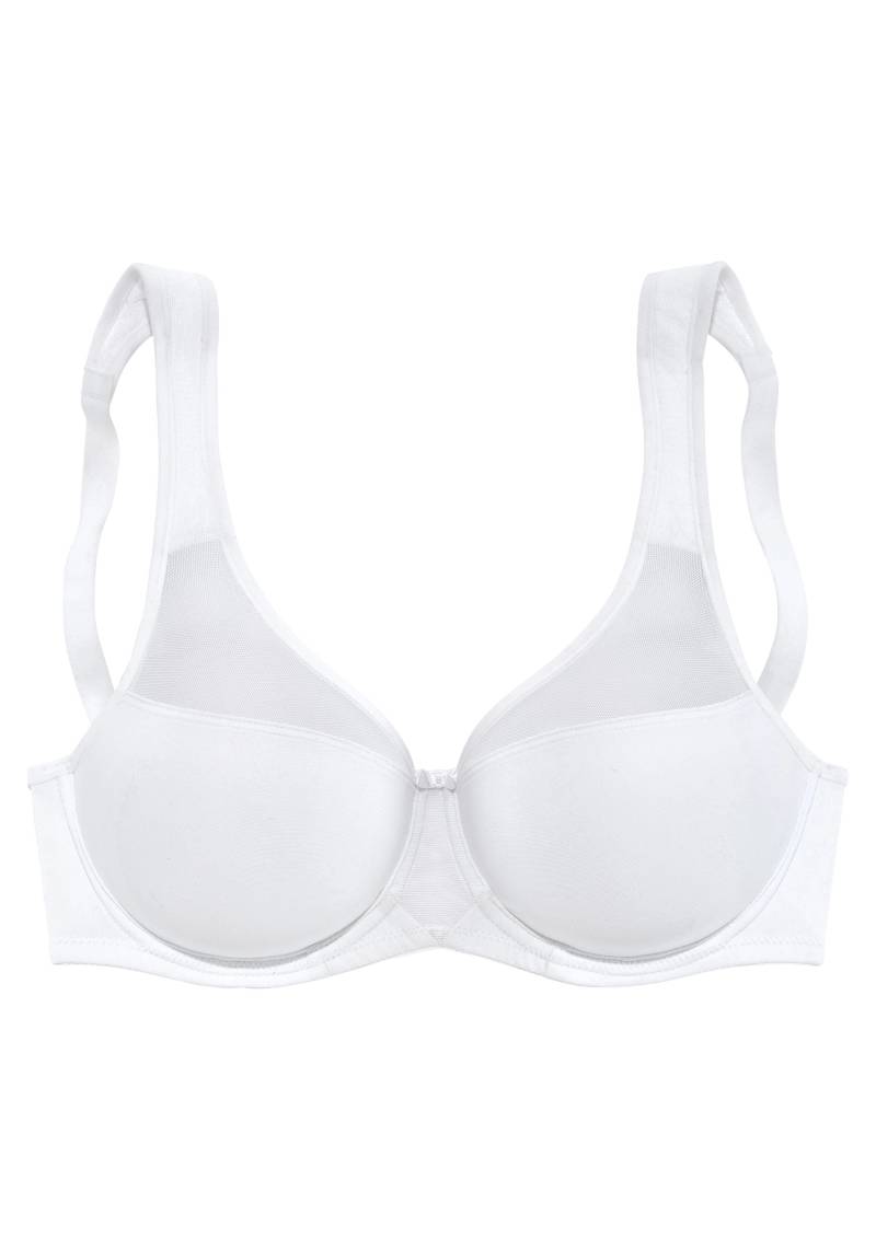 LASCANA - NUANCE Minimizer bra white - Gr. - 80H von LASCANA