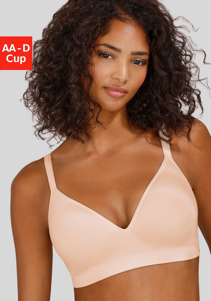 LASCANA Push-up-BH COMFY BRA ohne Bügel aus weicher Baumwollqualität, Basic Dessous LASCANA Push-up-BH COMFY BRA ohne Bügel aus weicher Baumwollqualität, Basic Dessous von LASCANA