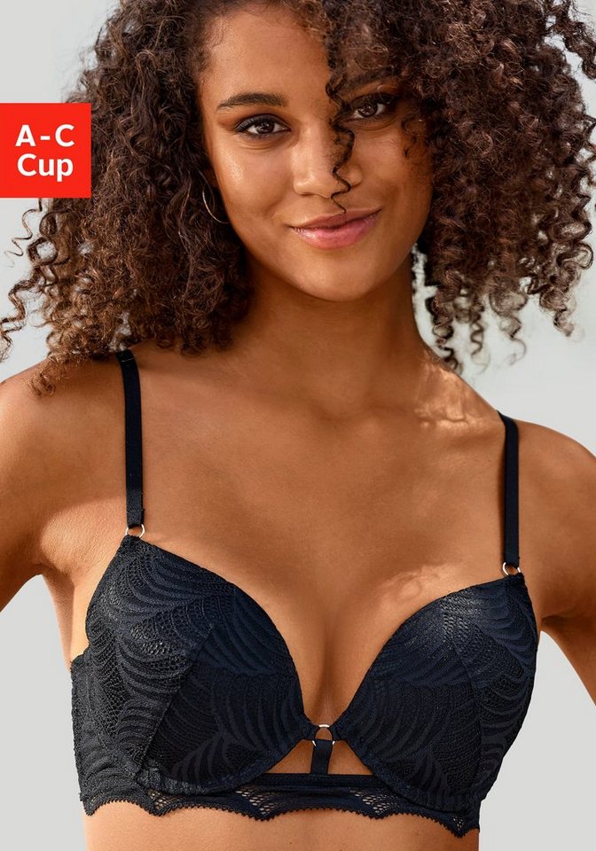 LASCANA Push-up-BH Marla mit integrierten Kissen und modischer Spitze, Dessous von LASCANA