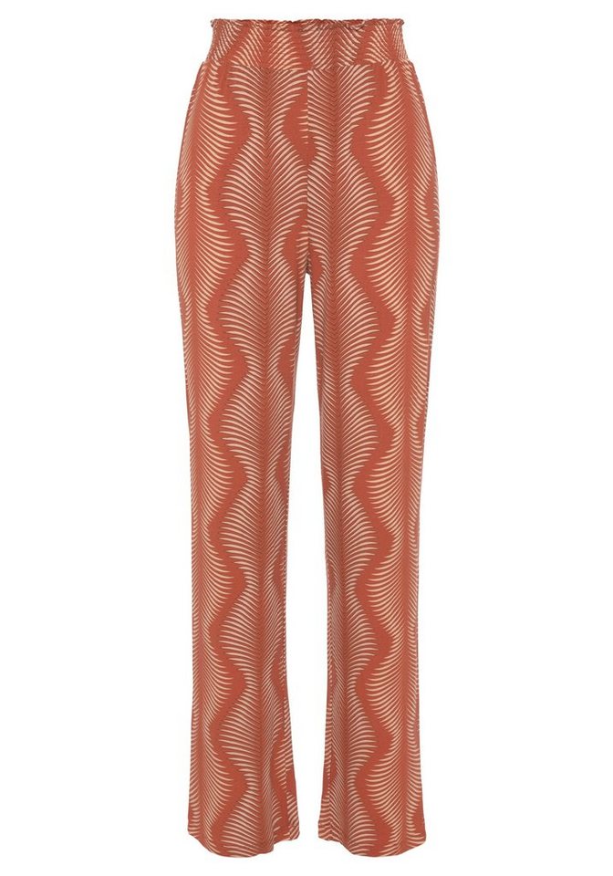 LASCANA Pyjamahose mit graphischen Allover-Druck von LASCANA