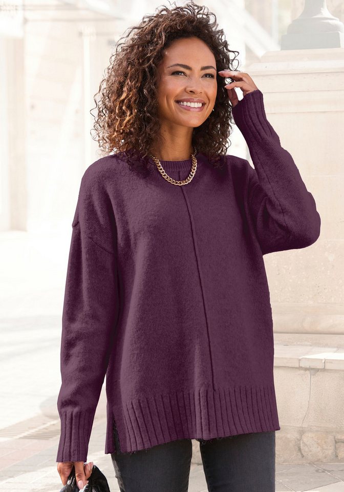 LASCANA Rundhalspullover aus supersofter Strickqualität, Basic von LASCANA