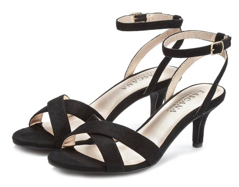 LASCANA Sommerschuh Sandalette High-Heel-Sandalette, Riemchensandalette, Sommerschuh VEGAN von LASCANA