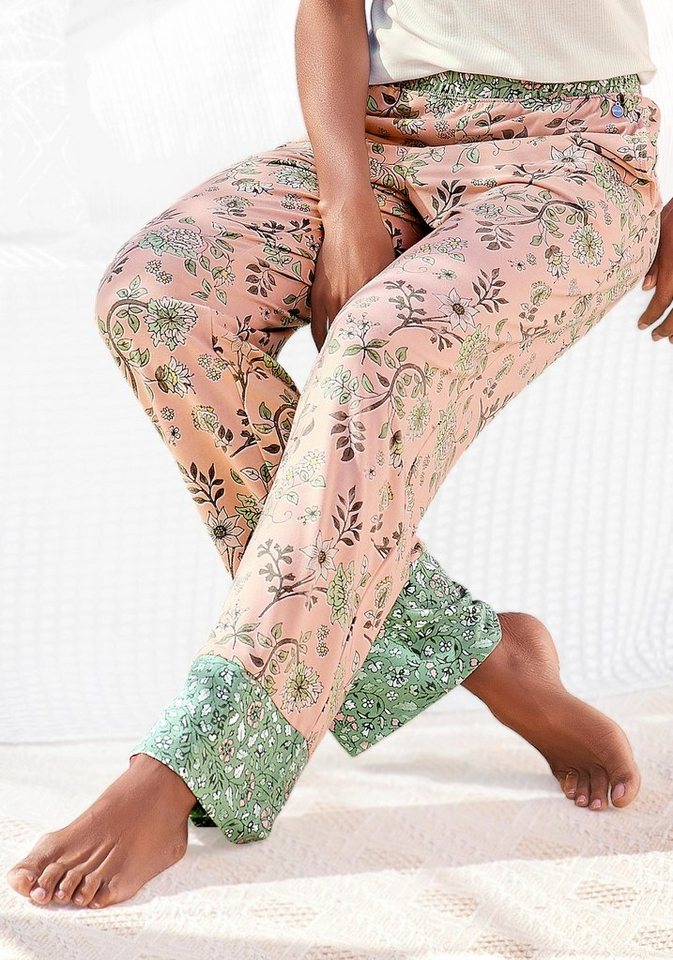 LASCANA Schlafhose im Blumen Allover-Druck LASCANA Schlafhose im Blumen Allover-Druck von LASCANA