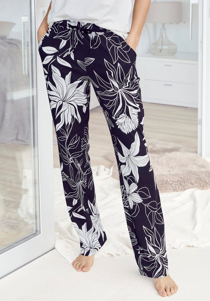 LASCANA Schlafhose mit floralem Druck LASCANA Schlafhose mit floralem Druck von LASCANA