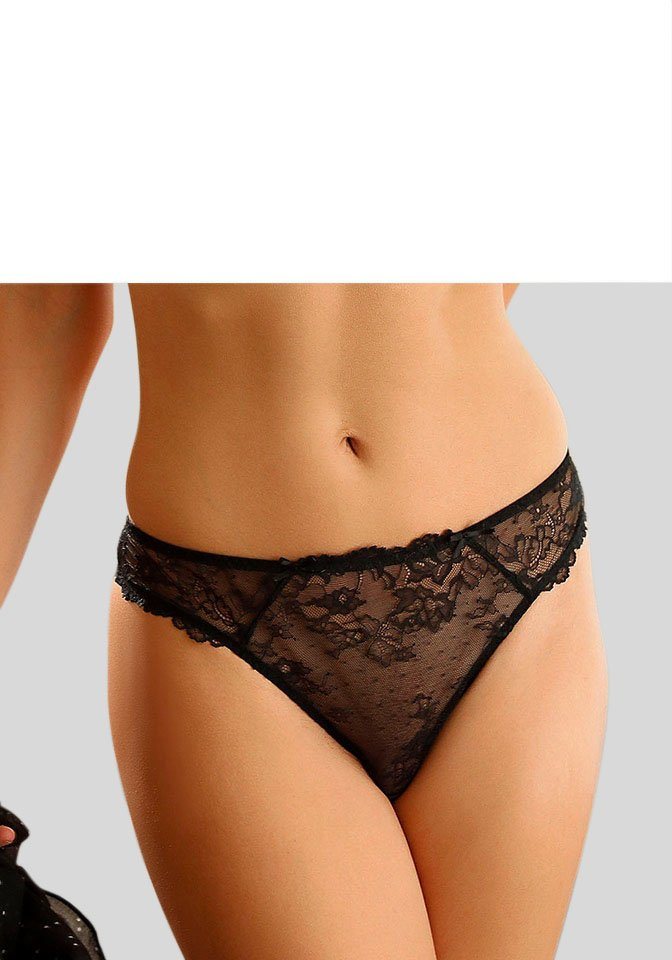 LASCANA Slip aus floraler Spitze von LASCANA