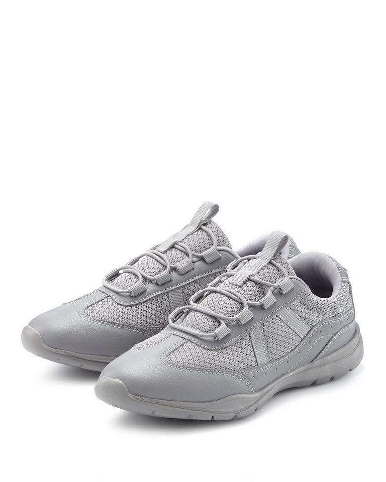 LASCANA Freizeitschuh, Halbschuh, Sneaker zum Reinschlüpfen mit elastischen Schnürbändern VEGAN von LASCANA