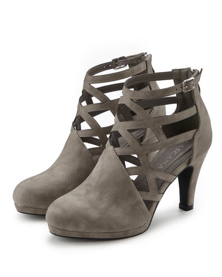 LASCANA Stiefelette Stiefel, Boots mit Cut-Outs VEGAN LASCANA Stiefelette Stiefel, Boots mit Cut-Outs VEGAN von LASCANA