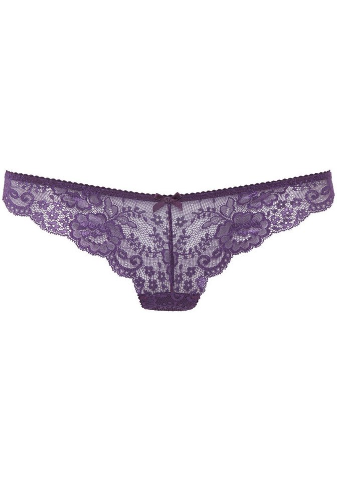 LASCANA String aus schöner Vollspitze und Schleife von LASCANA